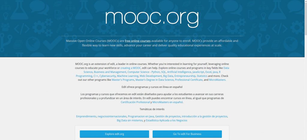 Website MOOC